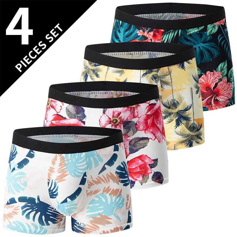 European and American Size Waist Plus Size Underwear Sexy Swimming Trunk