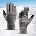 Winter Warm Gloves Touch Screen Windproof Cold-proof Cycling Gloves