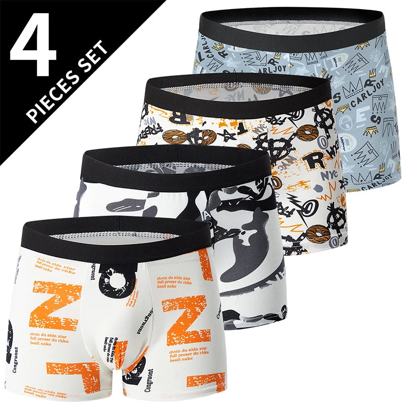 European and American Size Waist Plus Size Underwear Sexy Swimming Trunk