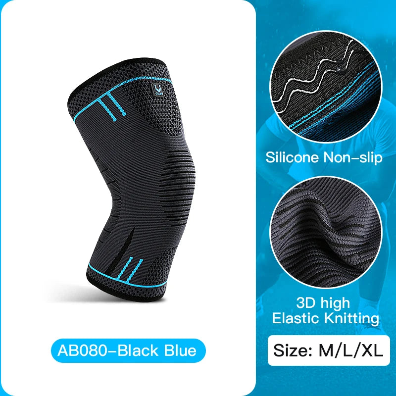 Compression Knee Support Sleeve Elastic Breathable Knee Pads