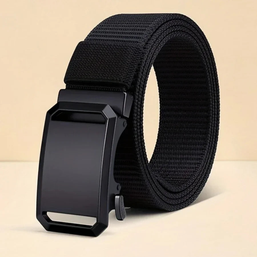 New Automatic Nuckle Belt Canvas Tactical Workwear