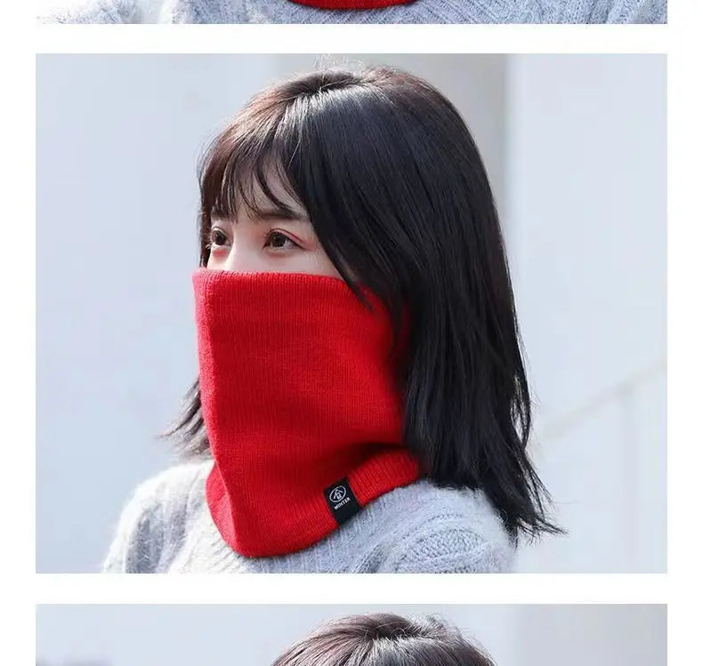 Knitted Neck Warmer Sports Scarf Fashion Soft Women Men Face Cover Winter
