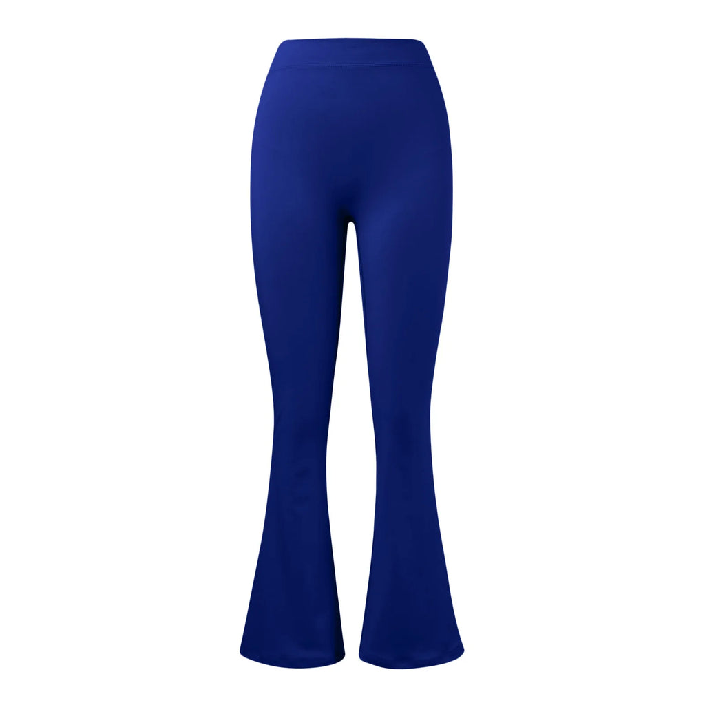 Micro Horn Leggings Women V-back Waist Sports Pants High Waist Push Up