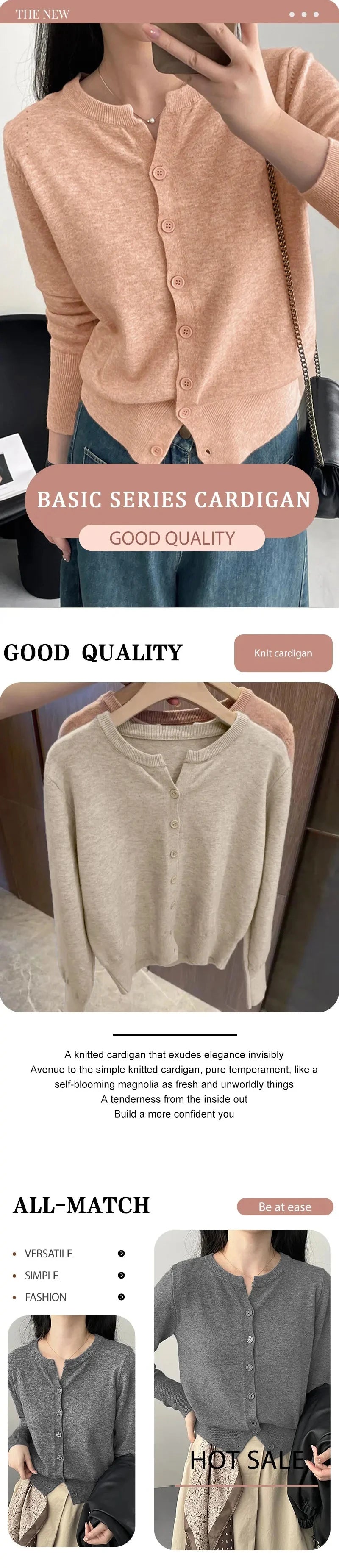 Women's Fleece Knit Loose Short Cashmere Sweater
