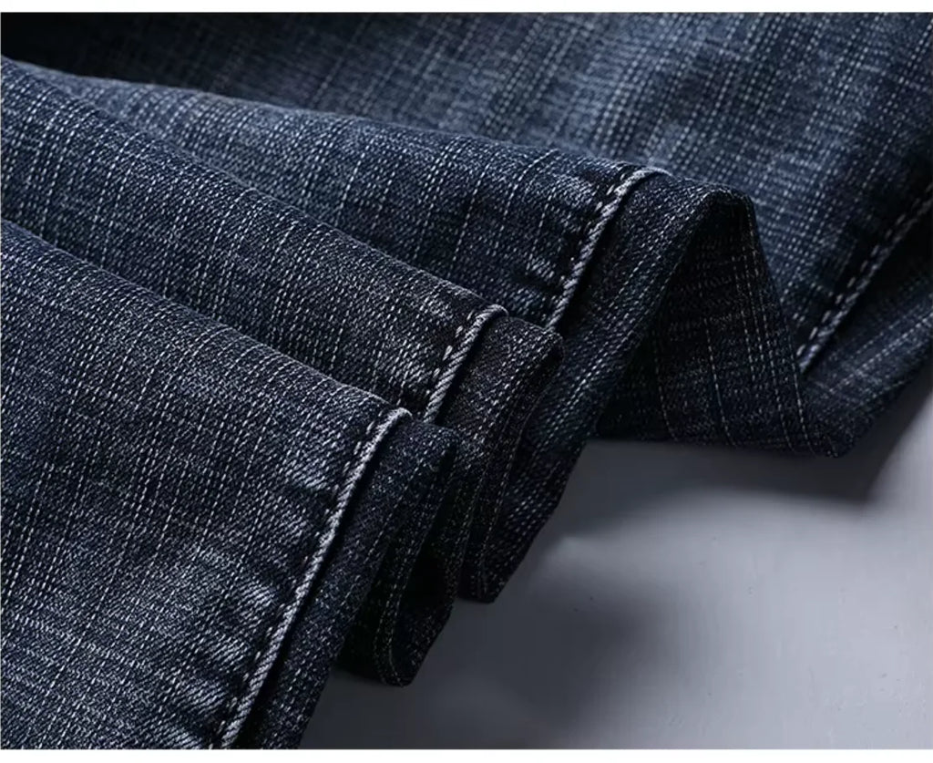 2026 New Business Men's Jeans Casual Straight Stretch Fashion