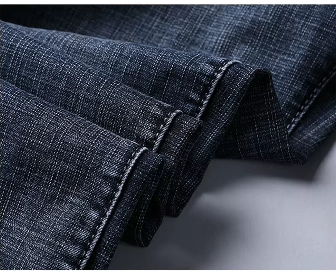 2026 New Business Men's Jeans Casual Straight Stretch Fashion