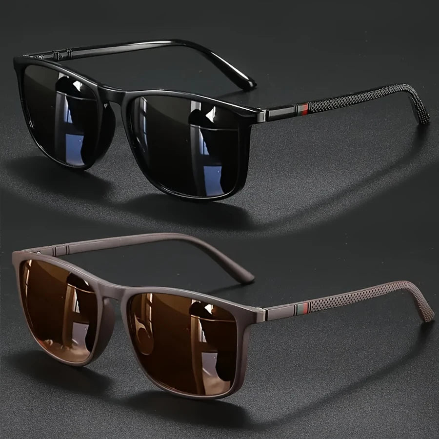 Luxury Square Vintage Cycling Sunglasses Men Women Fashion Travel Driving Fishing