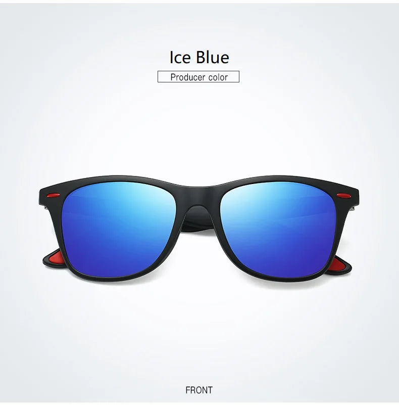 Fashion Vintage Square Unisex Driving Fishing Sunglasses Men Women