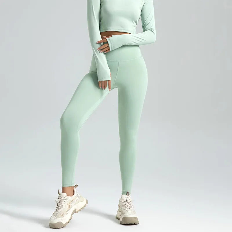 Seamless Gym Leggings Women Yoga High Waist Booty Lifting Leggings