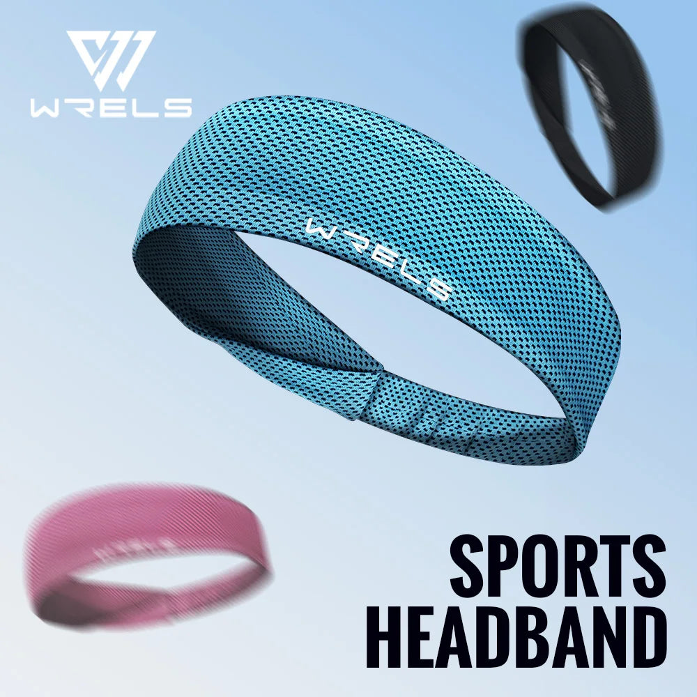 Summer Sport Headband Breathable Fitness Sweatband Non Slip Elastic Tennis