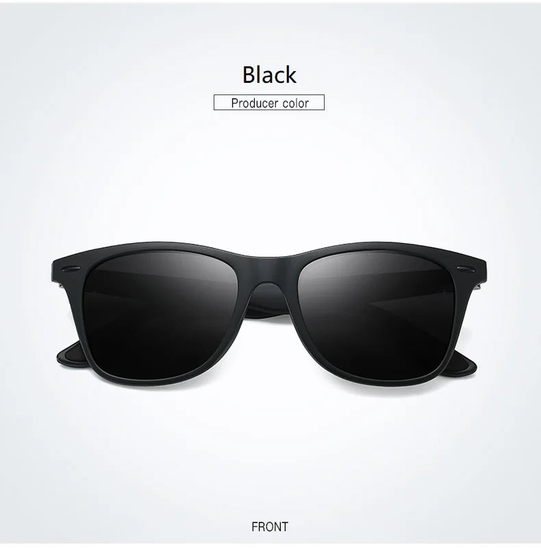 Fashion Vintage Square Unisex Driving Fishing Sunglasses Men Women