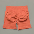 Women Yoga Shorts Seamless Low Waist Scrunch Bum Gym Leggings Workout Stretch