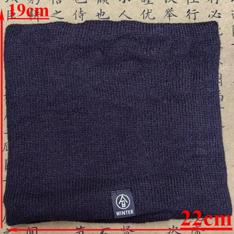 Knitted Neck Warmer Sports Scarf Fashion Soft Women Men Face Cover Winter