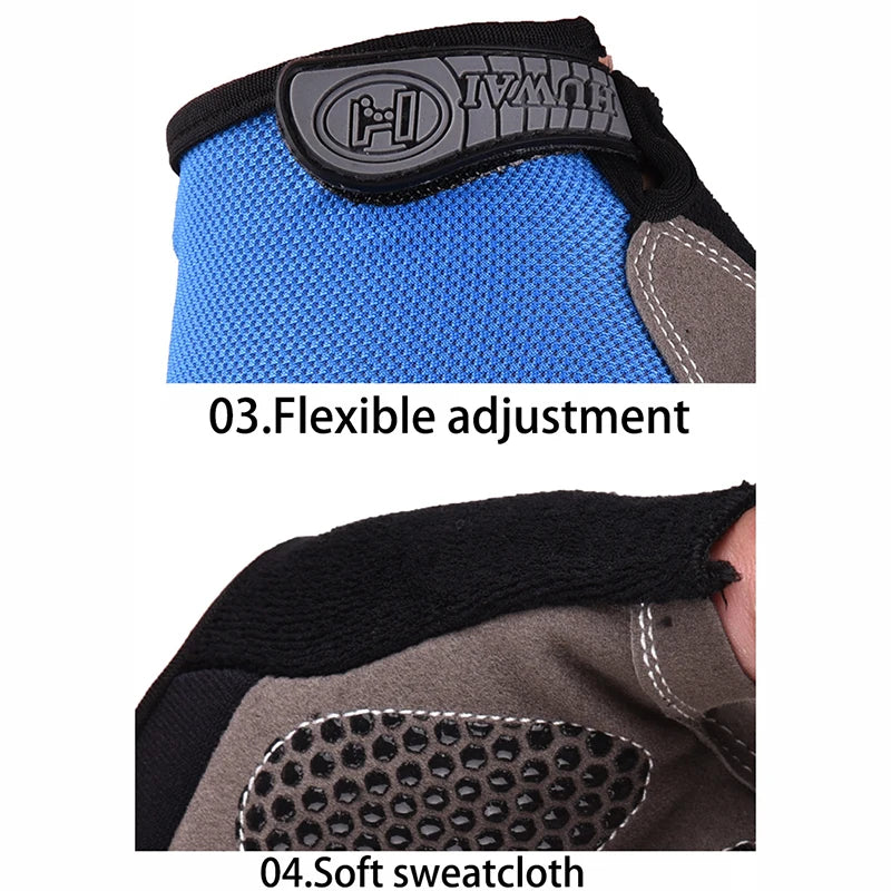 Gym Gloves Fitness Training Fingerless Men Women Bodybuilding Exercise Sports Gloves for