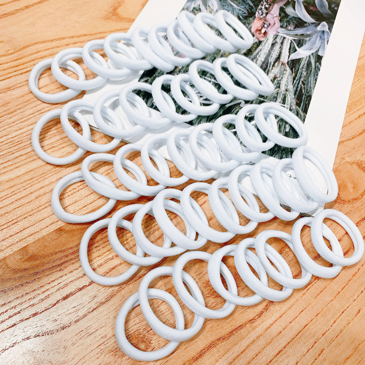50/100 Pieces of black and white hair bands, women's hair bands