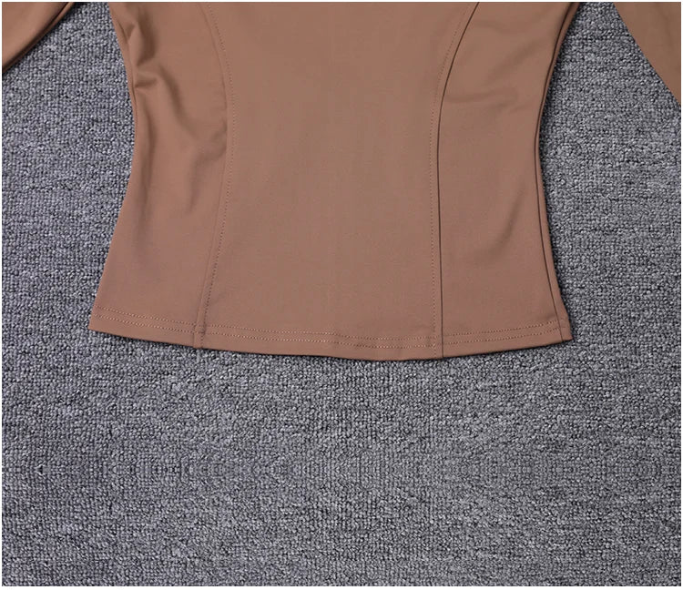 Women Sport Jacket Long Sleeve Shirt Workout Coat Gym
