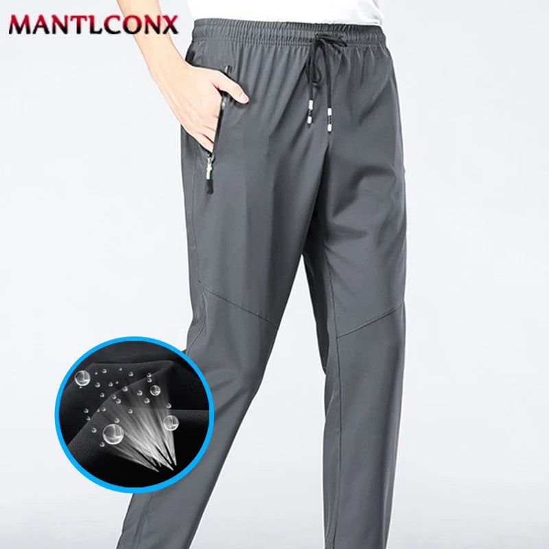 Breathable Men's Casual Pants Quick Dry Straight