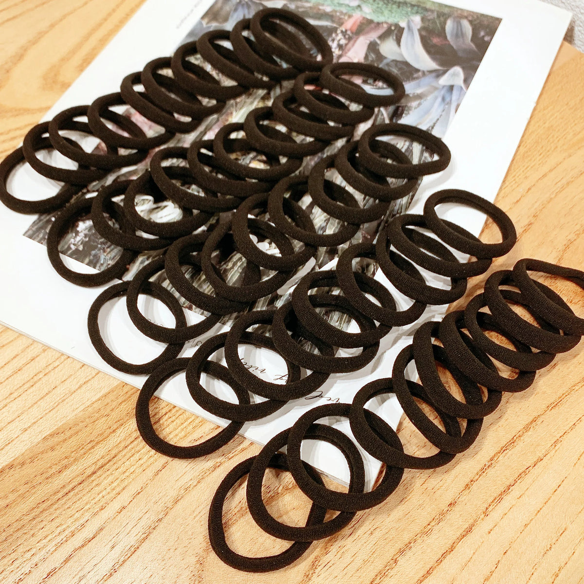 50/100 Pieces of black and white hair bands, women's hair bands