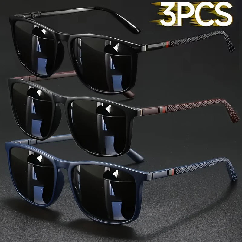 Luxury Square Vintage Cycling Sunglasses Men Women Fashion Travel Driving Fishing