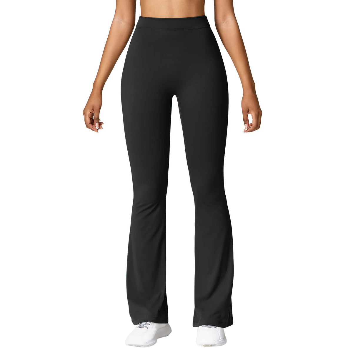 Micro Horn Leggings Women V-back Waist Sports Pants High Waist Push Up
