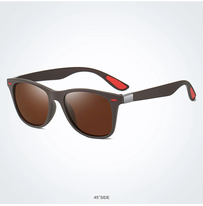Fashion Vintage Square Unisex Driving Fishing Sunglasses Men Women
