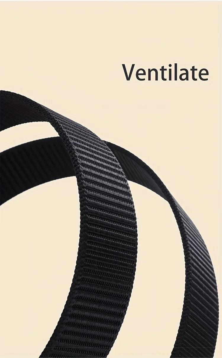 New Automatic Nuckle Belt Canvas Tactical Workwear