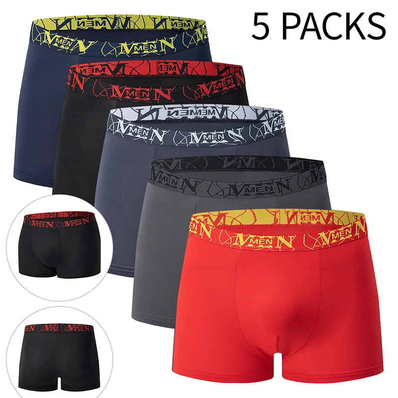 European and American Size Waist Plus Size Underwear Sexy Swimming Trunk