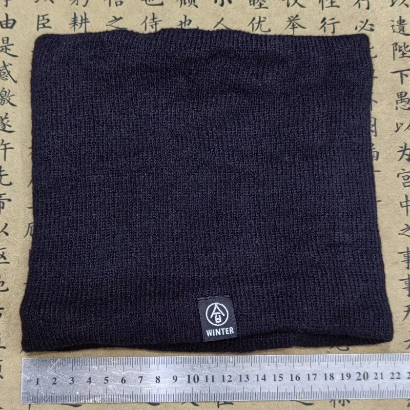 Knitted Neck Warmer Sports Scarf Fashion Soft Women Men Face Cover Winter