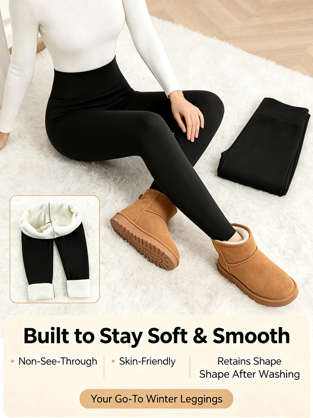 Winter Warm Fleece Women Leggings Velvet Thicken High Waist Tights