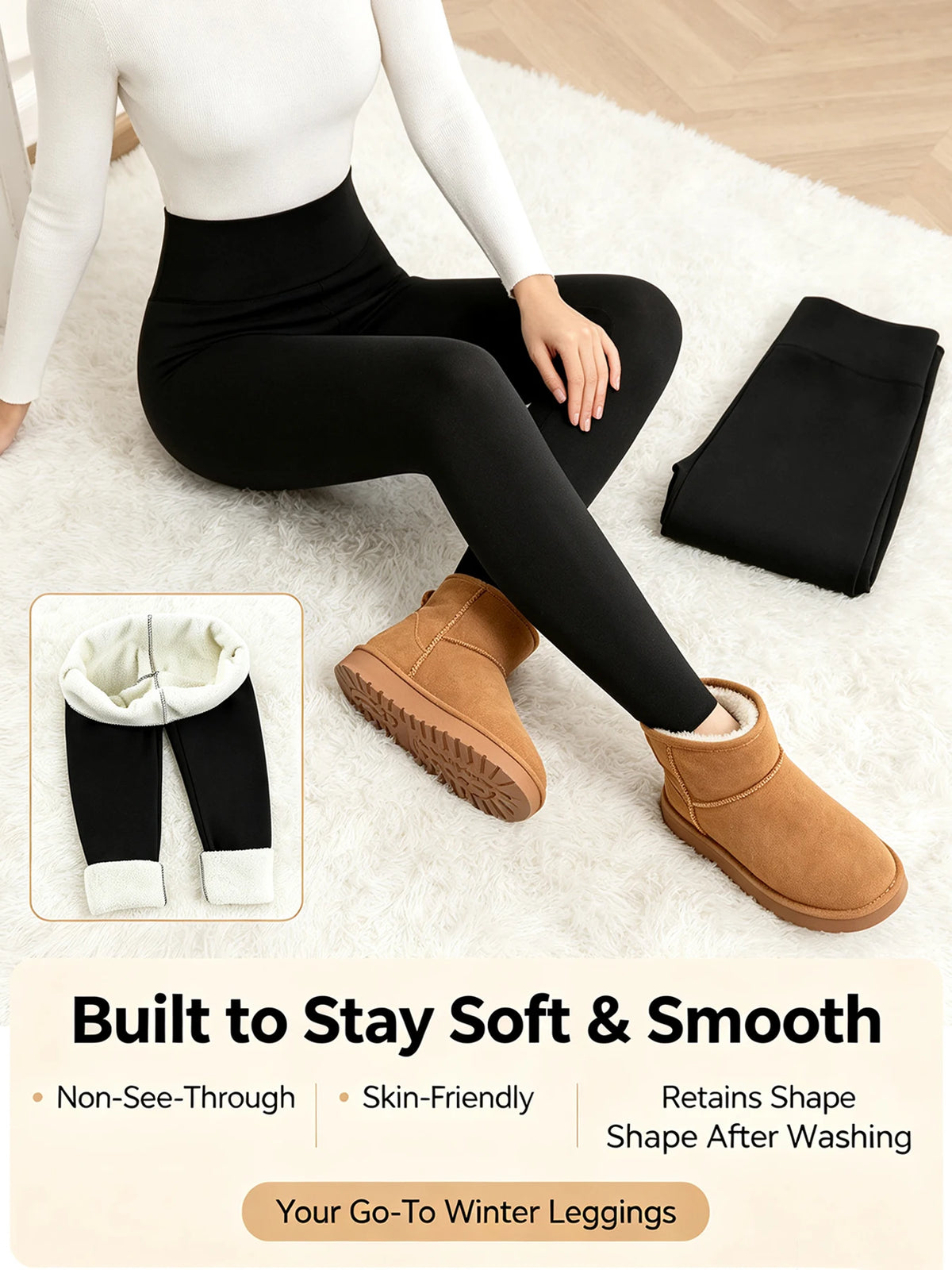 Winter Warm Fleece Women Leggings Velvet Thicken High Waist Tights
