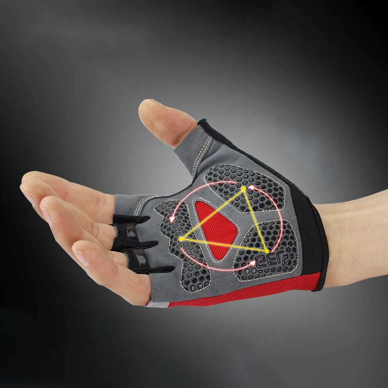 Gym Gloves Fitness Training Fingerless Men Women Bodybuilding Exercise Sports Gloves for