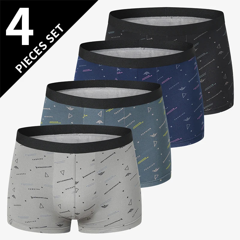 European and American Size Waist Plus Size Underwear Sexy Swimming Trunk