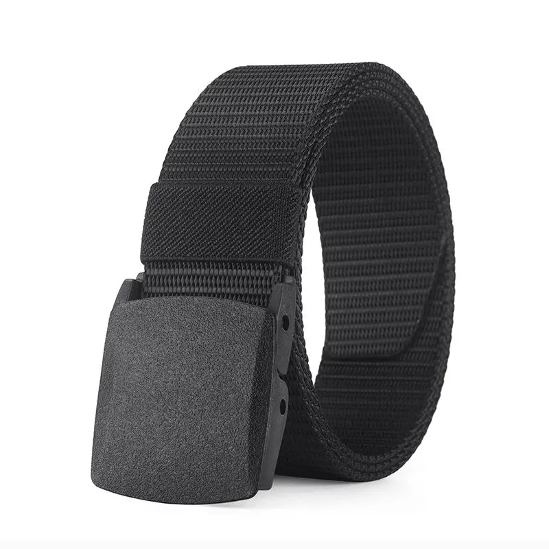 Men's Belt Outdoor Casual Canvas Belt Metal Free Training Nylon Tactical Belt