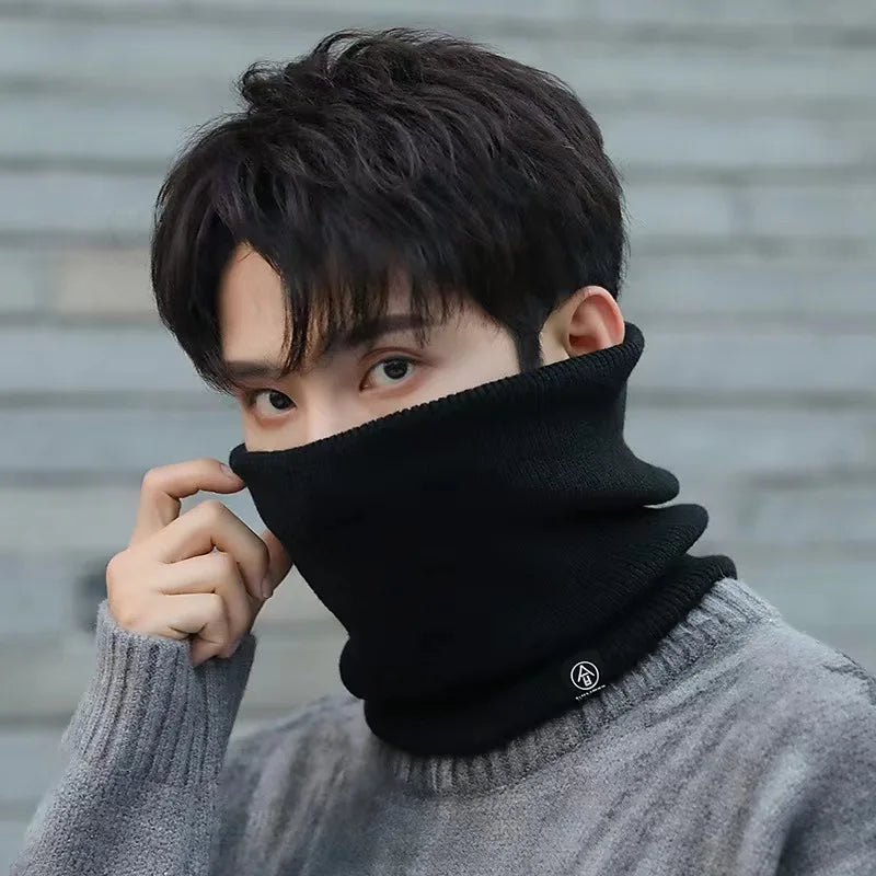 Knitted Neck Warmer Sports Scarf Fashion Soft Women Men Face Cover Winter