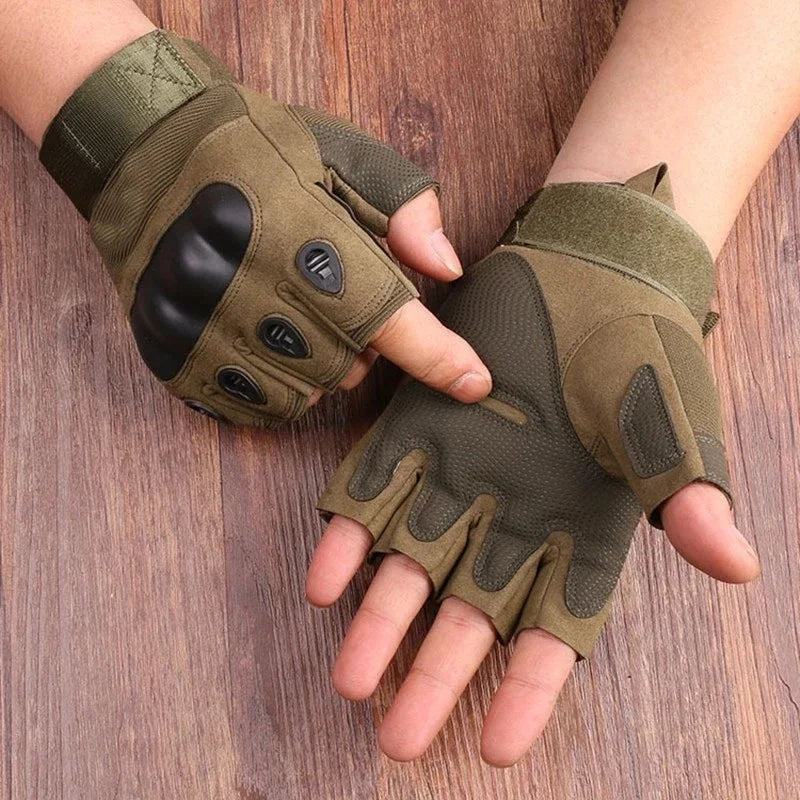 Half Finger Men's Gloves Outdoor Military Tactical Gloves Sports Shooting