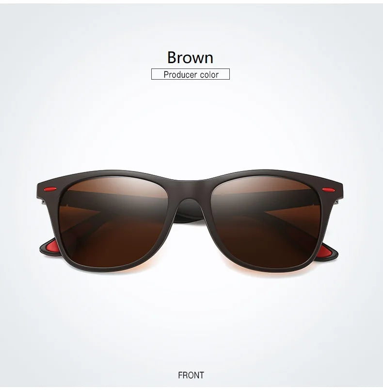Fashion Vintage Square Unisex Driving Fishing Sunglasses Men Women