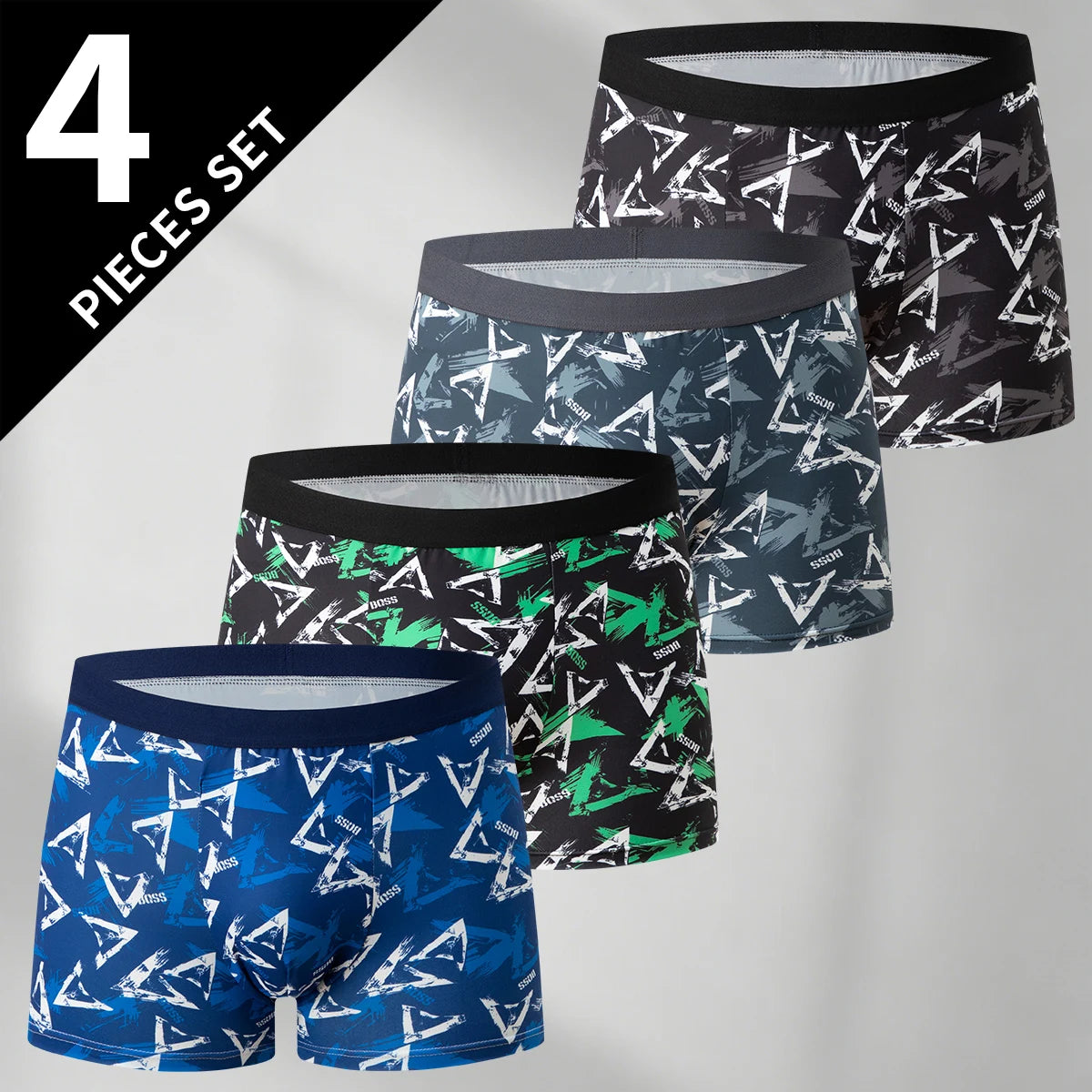 European and American Size Waist Plus Size Underwear Sexy Swimming Trunk