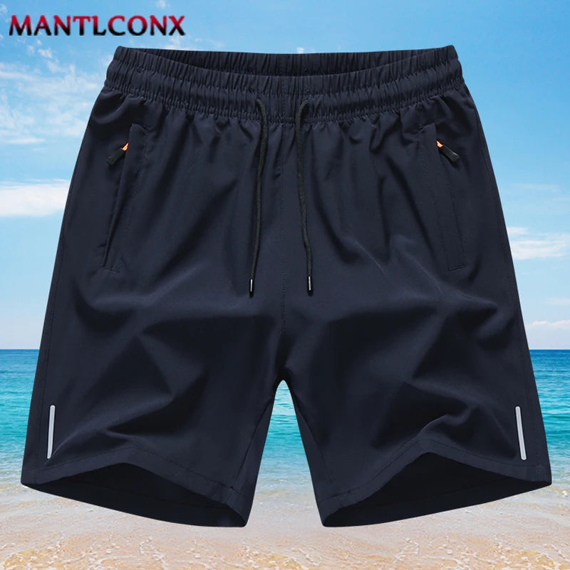 Summer Breathable Shorts Men Quick Dry Shorts Gym Fitness