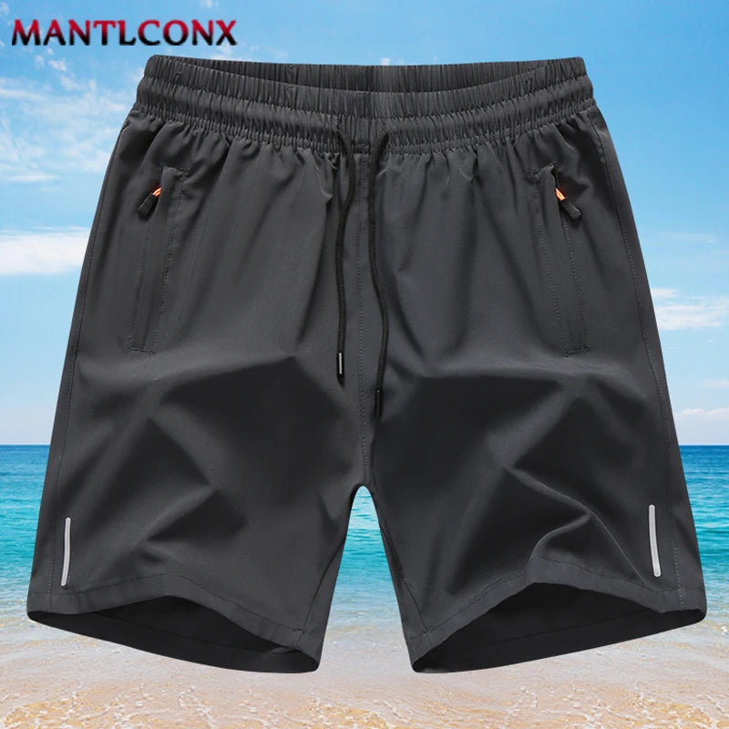 Summer Breathable Shorts Men Quick Dry Shorts Gym Fitness