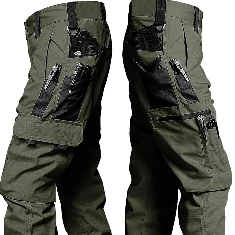New Tactical Work Pants Men Outdoor Cargo Trousers Multi-pocket
