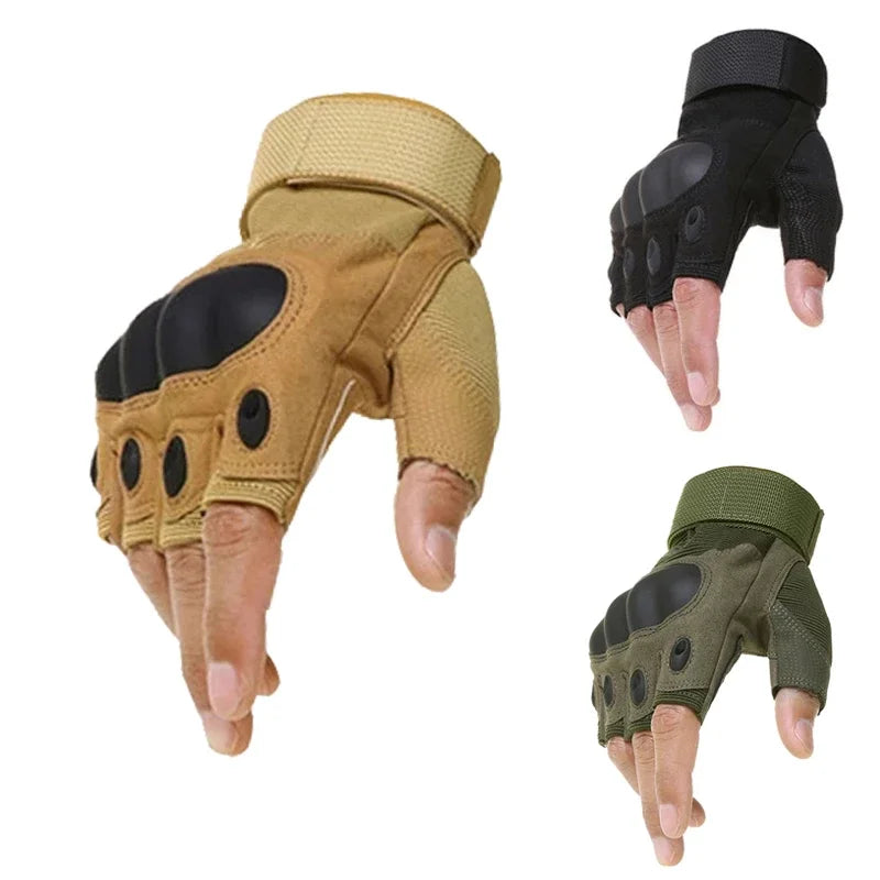 Half Finger Men's Gloves Outdoor Military Tactical Gloves Sports Shooting