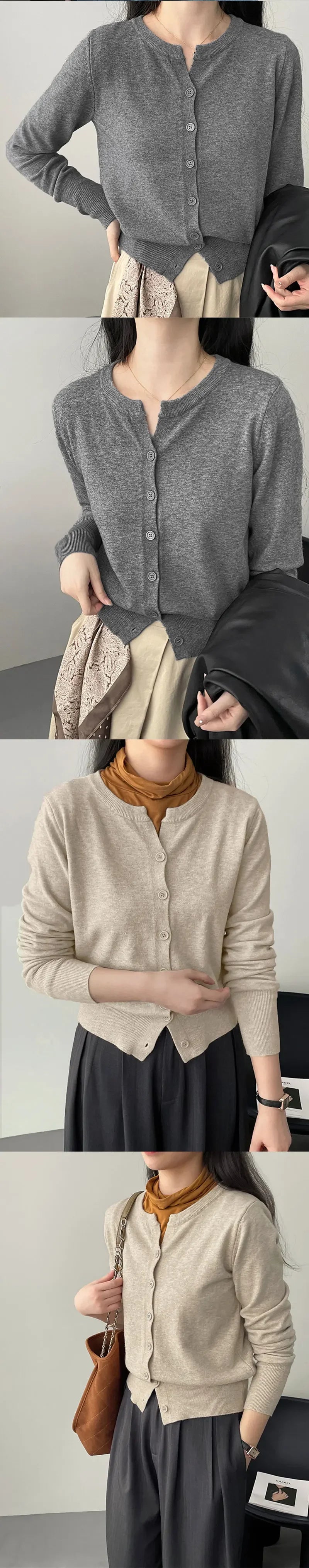 Women's Fleece Knit Loose Short Cashmere Sweater