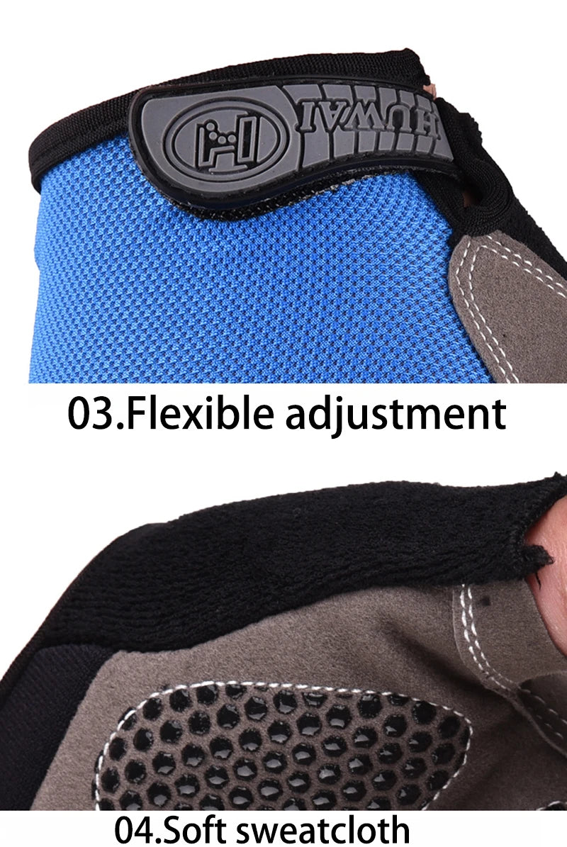 Gym Gloves Fitness Training Fingerless Men Women Bodybuilding Exercise Sports Gloves for
