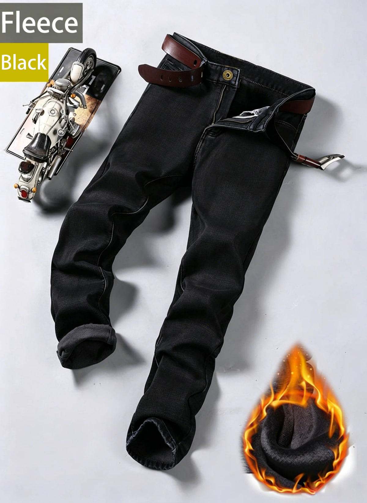 2026 New Business Men's Jeans Casual Straight Stretch Fashion