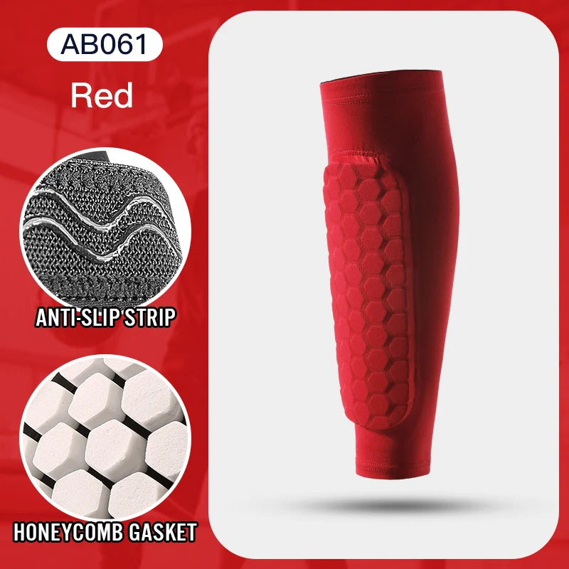 Football Shin Guard Socks Sleeves With Foam Calf Compression Sleeve