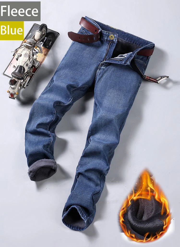 2026 New Business Men's Jeans Casual Straight Stretch Fashion