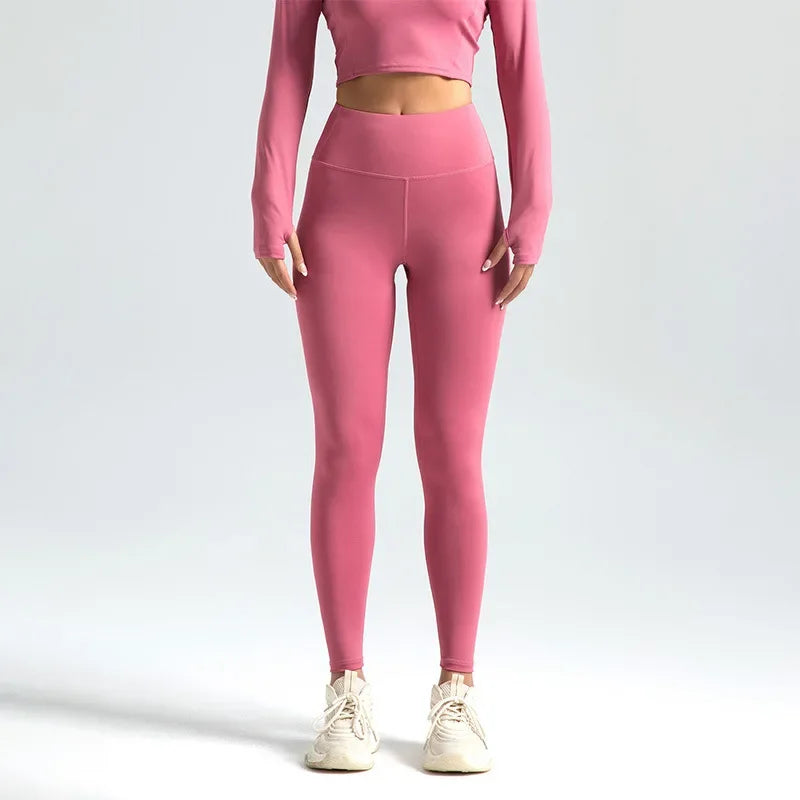 Seamless Gym Leggings Women Yoga High Waist Booty Lifting Leggings