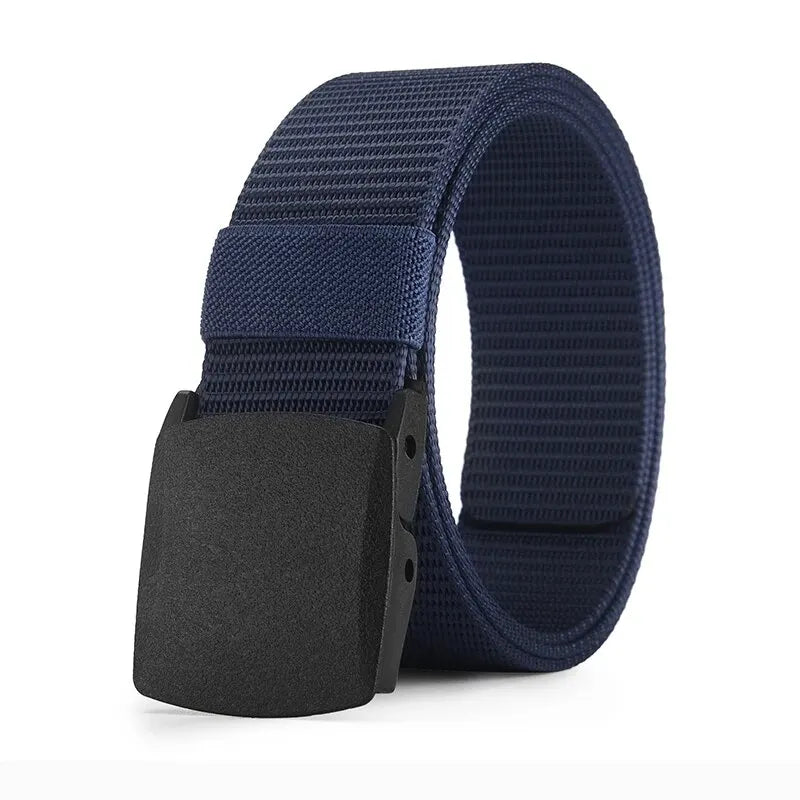 Men's Belt Outdoor Casual Canvas Belt Metal Free Training Nylon Tactical Belt