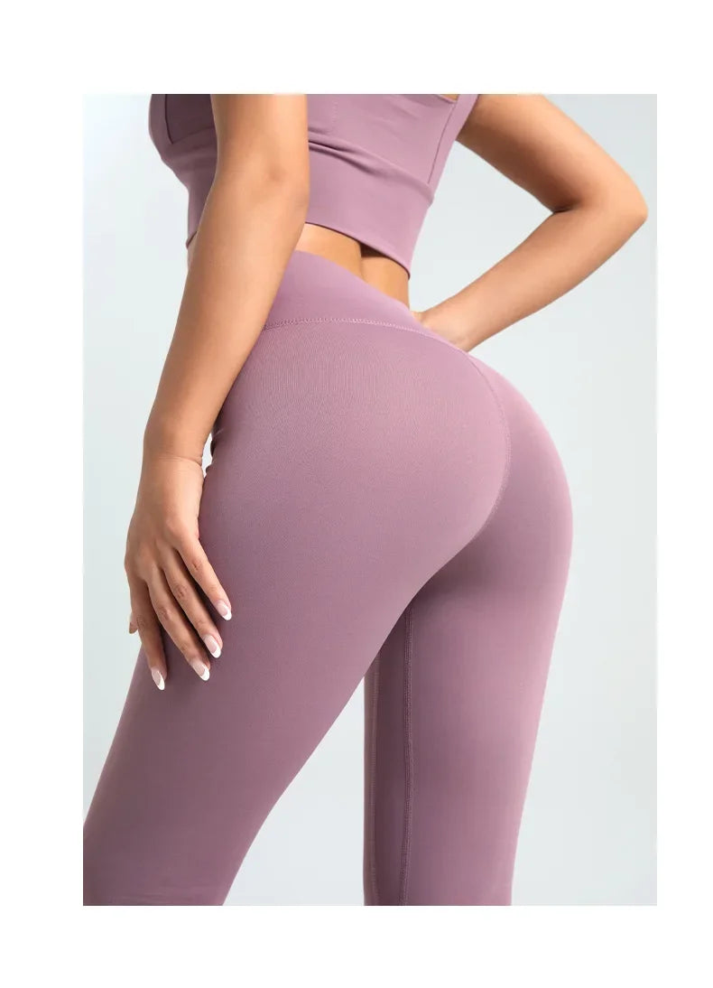 Seamless Gym Leggings Women Yoga High Waist Booty Lifting Leggings