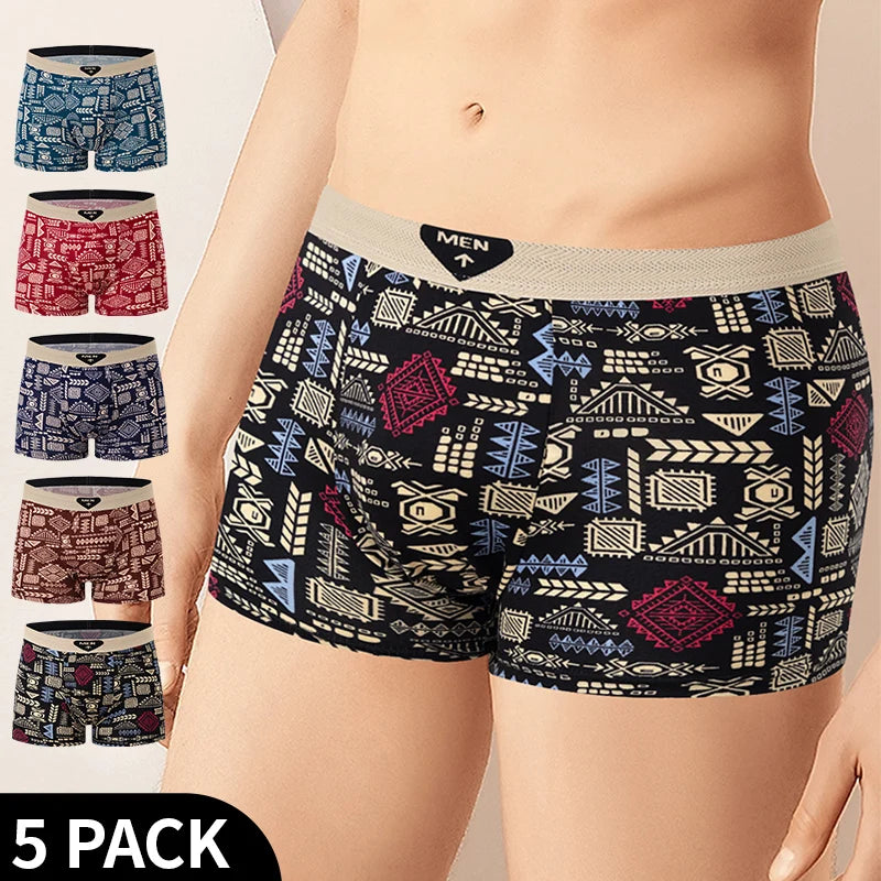 European and American Size Waist Plus Size Underwear Sexy Swimming Trunk